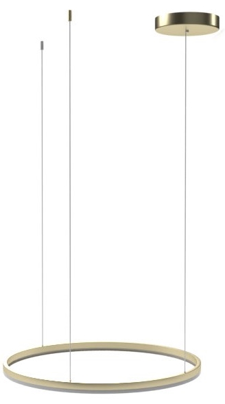 Lampa wisząca Halo AZ4973 LED 120W 3000-6000K pierścień złota