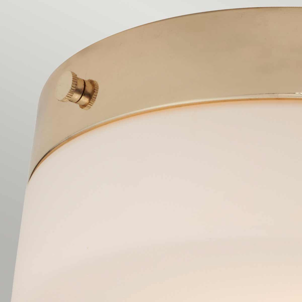 Łazienkowa lampa sufitowa Tamar TAMAR-F-L-PG Elstead IP44 okrąg złoto