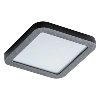 Nowoczesny wpust do zabudowy Slim LED 6W czarny square