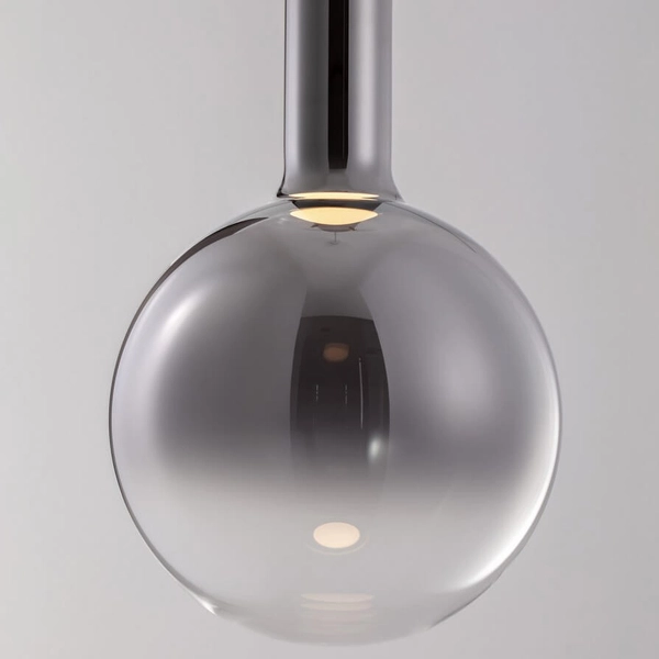 Lampa wisząca nad wyspę JAVIER LE44484 LED 6W 3000K ball szara biała