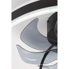 Sufitowy wiatrak z modułem LED Fanfy czarny biały 71337 40W 3000-6000K CCT