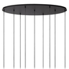 Loftowa lampa wisząca molekułowa JOANET 45494/19/96 szklana czarna złota