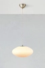 Lampa wisząca nad stół Locus 108437 Markslojd owalna szklana biała