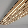 Plafon na pilot Q-AKUSTIK brązowy 6422-79 1xLED 48W 2700-5000K prostokątny