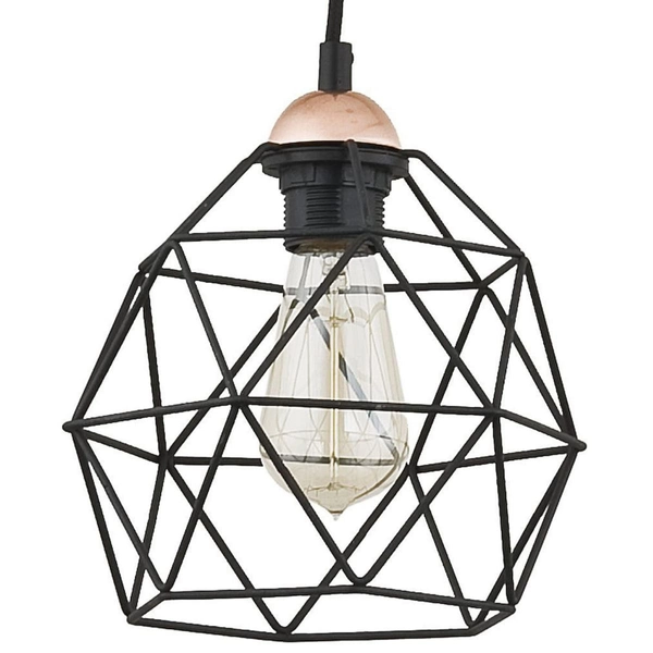 Wielopunktowa lampa wisząca loft Cubus 1646 TK Lighting czarna