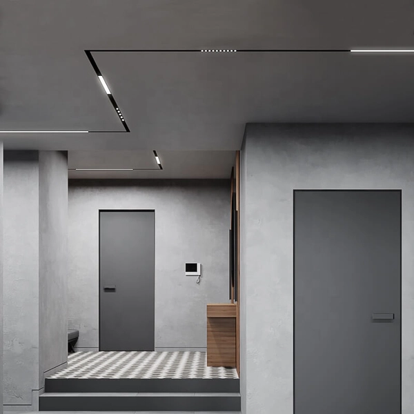 Szynowa oprawa Magneto Abigali LWQ-M05 LED 12W podłużna czarna