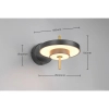 Naścienna ledowa lampa Keaton 240270180 LED 10W 2300-4000K czarny