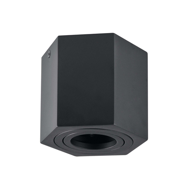 Sześciokątna LAMPA sufitowa HEXAGON 313188 Polux regulowana OPRAWA metalowa downlight czarny