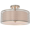 Lampa sufitowa Cordero 81966 Endon ażurowa okrągła metal nikiel