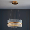 Lampa wisząca okrągła L&-1107671 LED 41W 3000K złoty przezroczysty