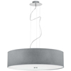 LAMPA wisząca 6774 metalowa OPRAWA okrągły zwis abażurowy czarny