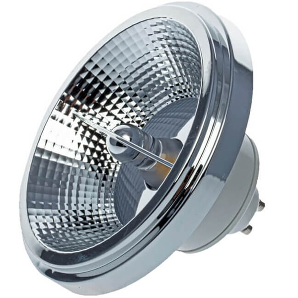 Ledowa żarówka GU10 ES111 9W biała neutralna 4000K 900lm srebrna