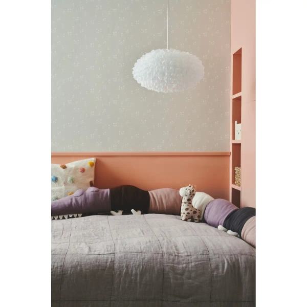 Owalny klosz do lampy Villo 30 2312993201 papierowy biały