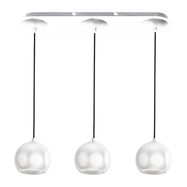 Lampa wisząca Gulia AZ0638 zwis do przedpokoju szklana biała