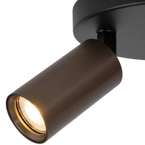 Metalowa lampa sufitowa RITMO 09942/12/97 tubki podwójne brązowe