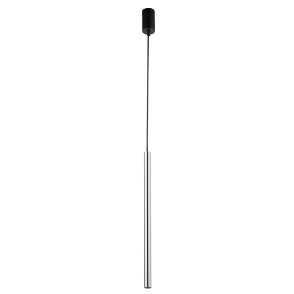 Pojedyncza lampa zwisowa Sopel 40730 Sigma punktowa czarna srebrna