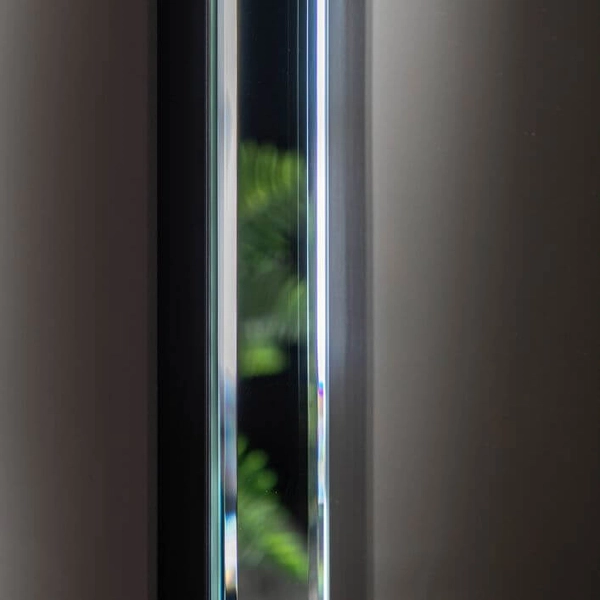 Lustro nad kominek Luna 5055999252010 na ścianę srebrne