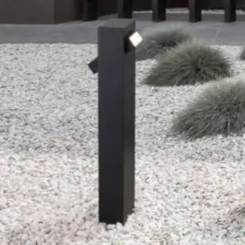 Lampa stojąca MONCLOVA LE71480 do ogrodu LED 9W prostokąt czarny