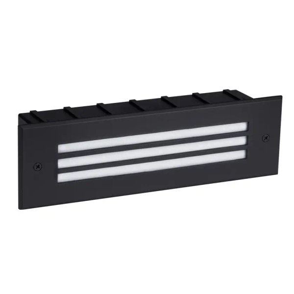 Prostokątny zewnętrzny kinkiet SORELIO LE75316 LED 6W 3000K IP65 czarny