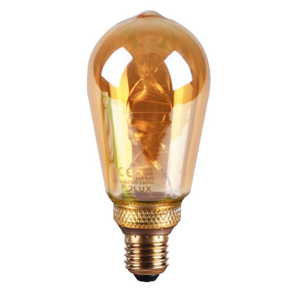 Klimatyczna żarówka dekoracyjna DecoVintage 317698 Polux ST64 LED E27 edison 3,5W 130lm 230V biała ciepła