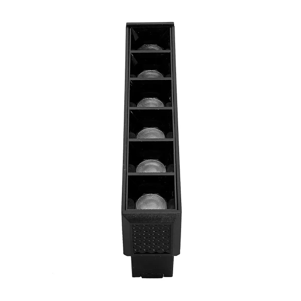 Sufitowa lampa magnetyczna do salonu 1252 LED 6W 3000K do szyn czarna