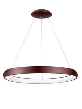 Kuchenna lampa wisząca Tolu nad wyspę LED 80W brązowa