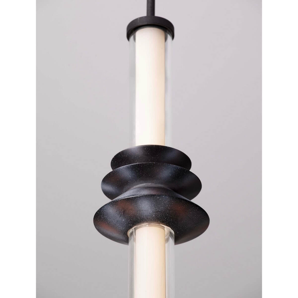 Zwisowa lampa tuba URUBICHA LE44688 LED 7W 3000K podłużna czarna