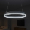 Glamour wiszący żyrandol Gala ML2242 LED 25W 4000K do salonu srebrny