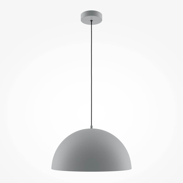 Lampa wisząca kopuła Basic colors MOD168PL-01GR Maytoni nad wyspę szary