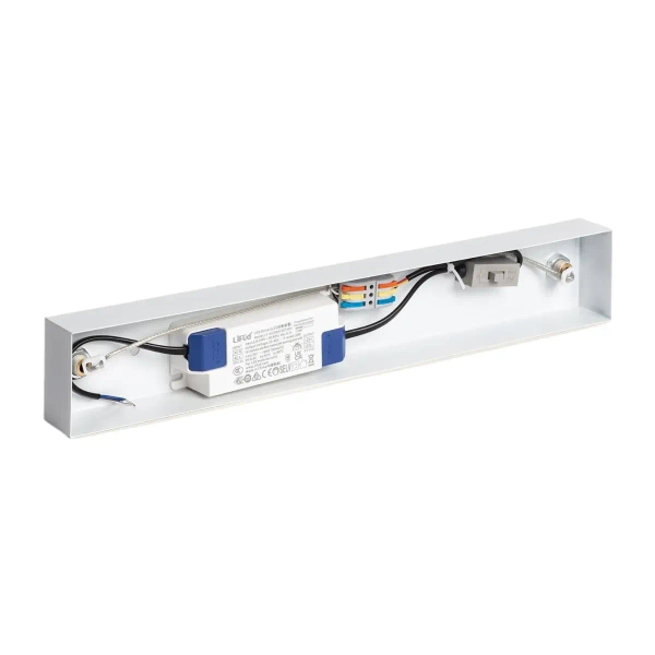 Liniowa lampa wisząca Arche ABR-LWL-CCT-ARC-B LED 30W CCT metalowa biała