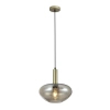 Wisząca lampa Gater PND-23541A-1-GD-CH szklana do jadalni złoty
