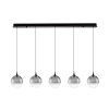 Wisząca lampa kulista LURVELA LE45131 LED 20W 3000K szara czarna