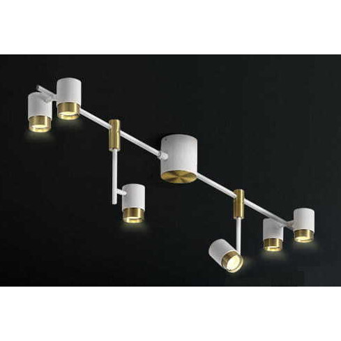 Nowoczesna lampa sufitowa CGLOOKRAILWH Copel białe tuby