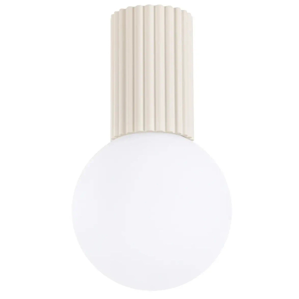 Łazienkowa lampa sufitowa HALO SL.1718 kulista IP44 biała kaszmirowa