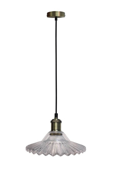 Zwisowa lampa GENEVA 50101273 szklana zwis złoty przezroczysty