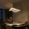 Lampa wisząca nad wyspę metalowa MEDUSA LED 30W 3000K AZ6789 transparentna czarna