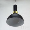 LAMPA wisząca LARRY 106974 Markslojd metalowa OPRAWA zwis kopuła mosiądz czarna