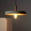Minimalistyczna lampa wisząca Dario ABR-LWO-DARIO-S do jadalni szara