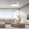 Geometryczny plafon ekologiczny Kantoor 6195 TK Lighting szara beżowa