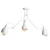 Industrialna lampa sufitowa AIDA 814PL_E Aldex regulowana nad łóżko biała