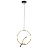Nowoczesna lampa wisząca Bird LWPB-OK LED 18W 3000K złoty