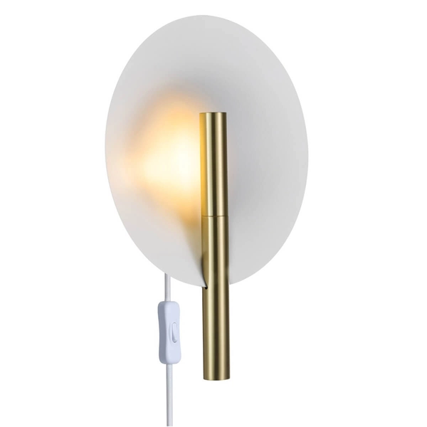 Kinkiet na ścianę Furiko 2320241035 DFTP do holu okrąg biały