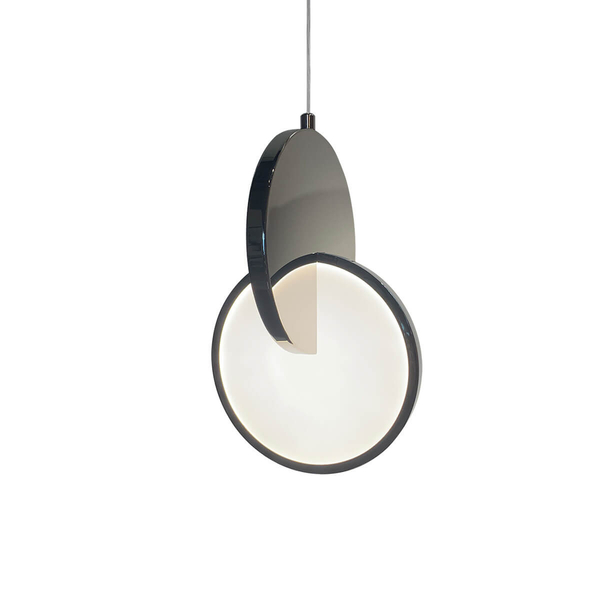 Zwisająca lampa Circlo LP-1311/1P CH LED 8W 3000-6000K monety chrom biała
