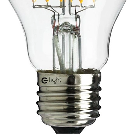 Dekoracyjna ŻARÓWKA EKZF7808 LED A60 E27 5W 600lm 230V 2700K biała ciepła