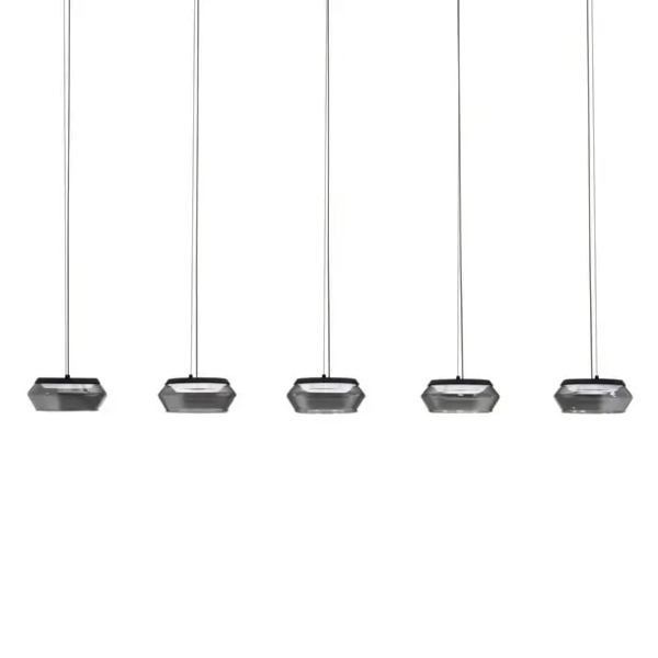 Wielopunktowa wisząca lampa OVANIRA LE45197 LED 40W 3000K czarna