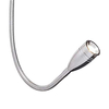 Kinkiet LAMPA ścienna LARKIN 6529 Rabalux abażurowa OPRAWA z peszlem LED 3W 2800K do czytania chrom biała halva