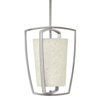 Wisząca lampa metalowa Blakely HK-BLAKELY-P-BN Hinkley nikiel