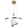 Ringowy żyrandol Marissa LP-2515/1P GD LED 66W CCT motyl złoty