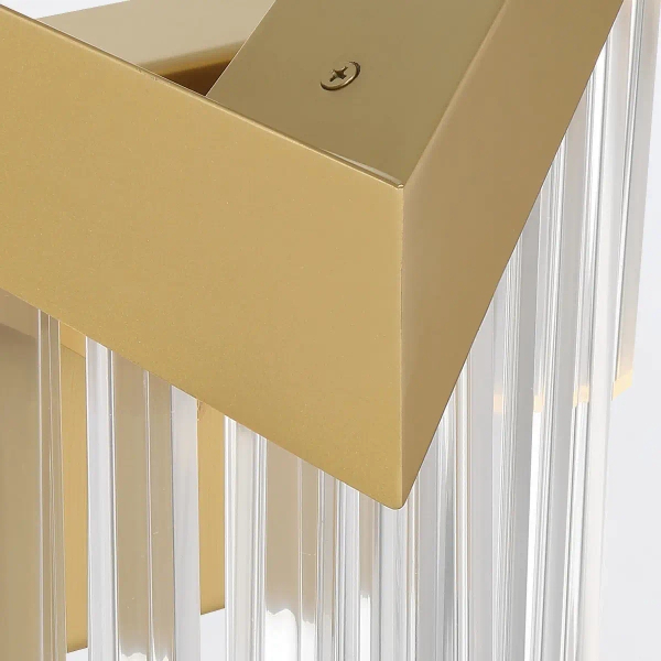 Ścienna lampa glamour Vivien QN-VIVIEN-1W-BG LED 12W 3000K złota