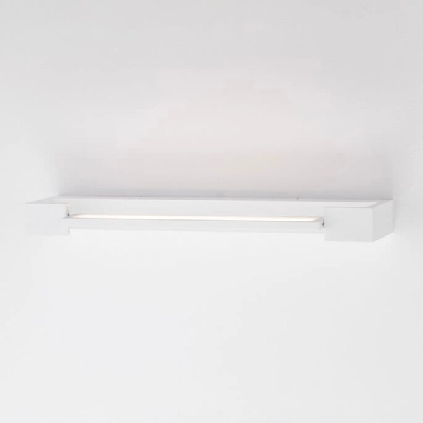 Lampa ścienna podłużna JUSTO LE44301 LED 12W 3000K IP44 łazienkowa biała